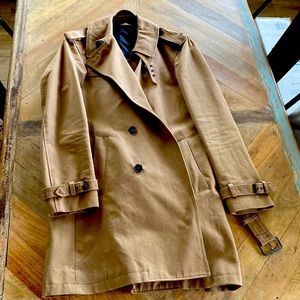 The Kooples Double Breasted Trench Coat size S-M